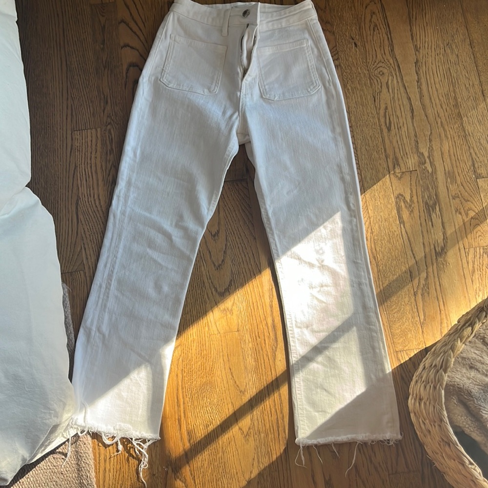 White Zara jeans